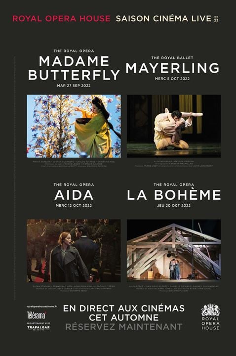 Royal Opera House : Mayerling (Ballet) : Affiche