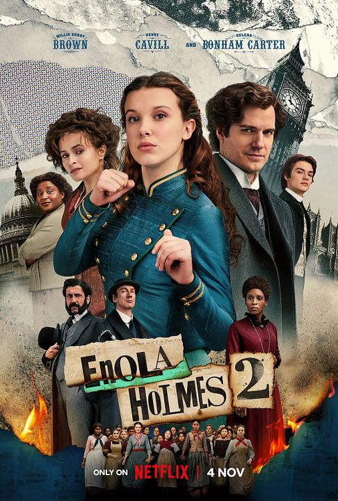 Enola Holmes 2 : Affiche