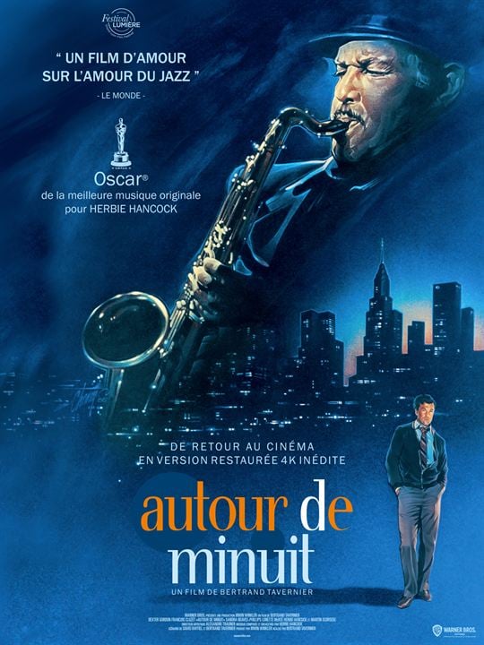 Autour de minuit : Affiche