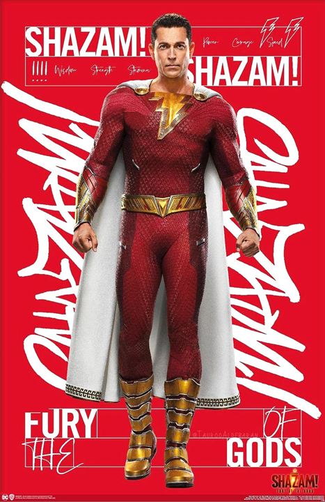 Shazam! La Rage des Dieux : Affiche