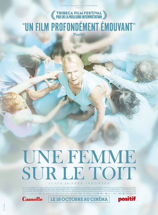 Une femme sur le toit : Affiche