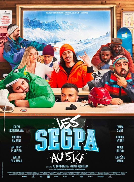 Les SEGPA au ski : Affiche