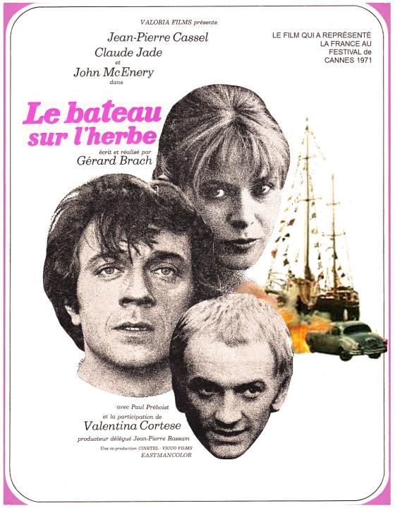 Le Bateau sur l'herbe : Affiche
