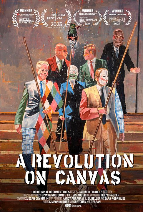 Une révolution sur toile : Affiche