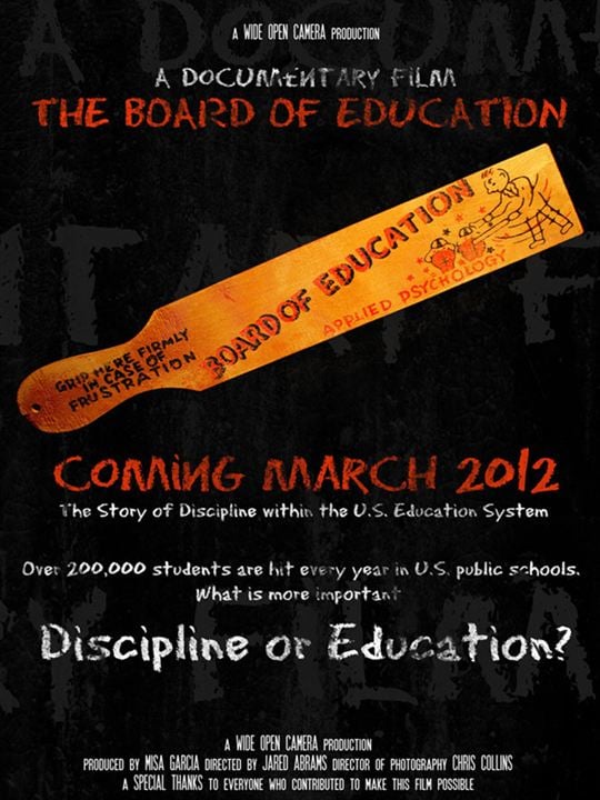 The Board of Education : Affiche