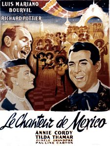 Affiche du film Le Chanteur de Mexico