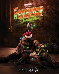Affiche du film Les Gardiens de la galaxie - Joyeuses Fêtes