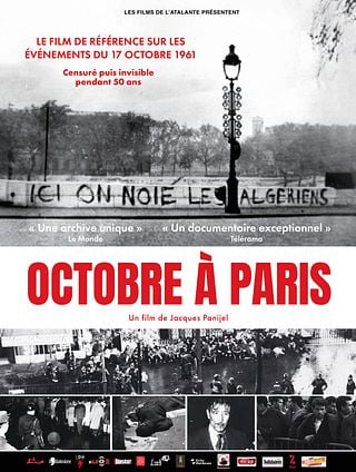 Affiche : Octobre à Paris
