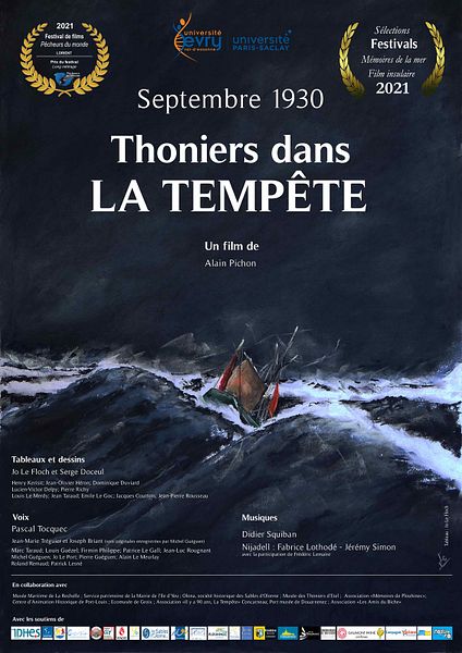 Affiche du film Quatre dans la tempête