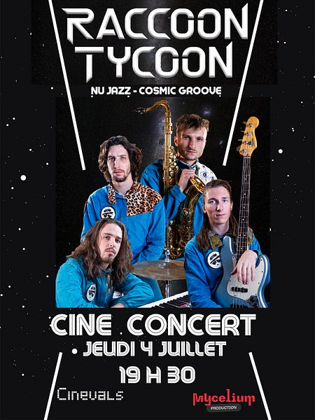 Affiche du film Ciné-Concert Raccoon Tycoon