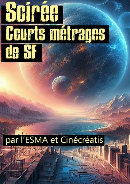 Affiche du film SOIREE COURTS METRAGES DE SCIENCE  FICTION