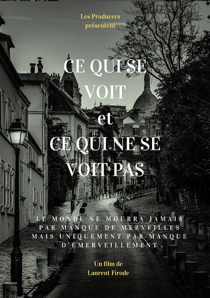 Affiche du film Ce qui se voit et ce qui ne se voit pas