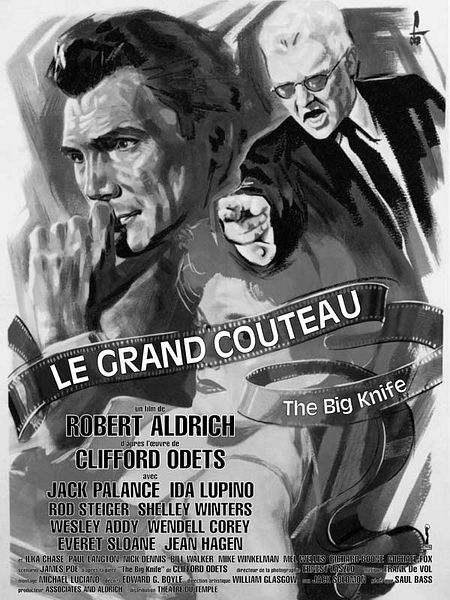 Affiche du film Le grand couteau