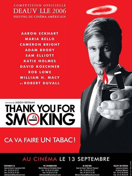 Affiche du film Thank you for smoking