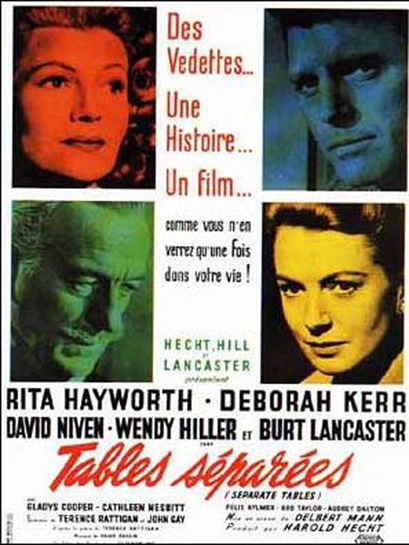 Affiche du film Tables séparées
