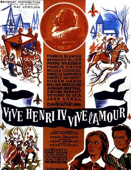 Affiche du film Vive Henri IV... vive l'amour !