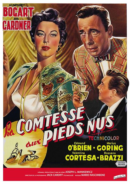 Affiche du film La Comtesse aux pieds nus