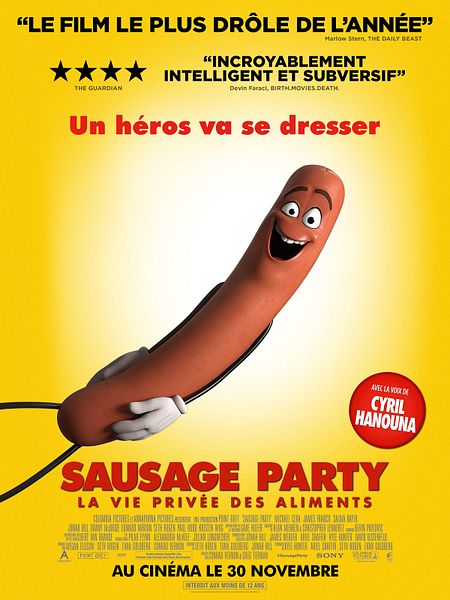 Affiche du film Sausage Party : La Vie privée des aliments