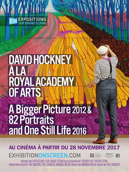 Affiche du film David Hockney à la Royal Academy of Arts : A Bigger Picture 2012 & 82 Portraits and One Still Life 2016