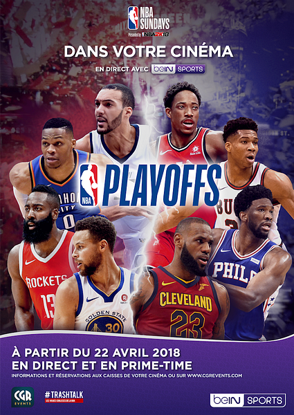 Affiche du film NBA Playoffs 2018 (CGR Events)