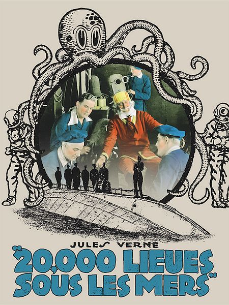 Affiche du film 20000 lieues sous les mers