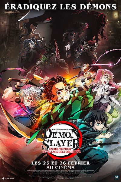 Affiche du film Demon Slayer - En route pour le village des forgerons