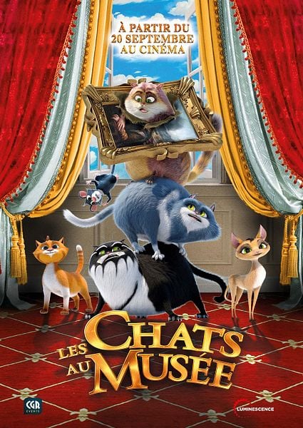 Affiche du film Les Chats au musée