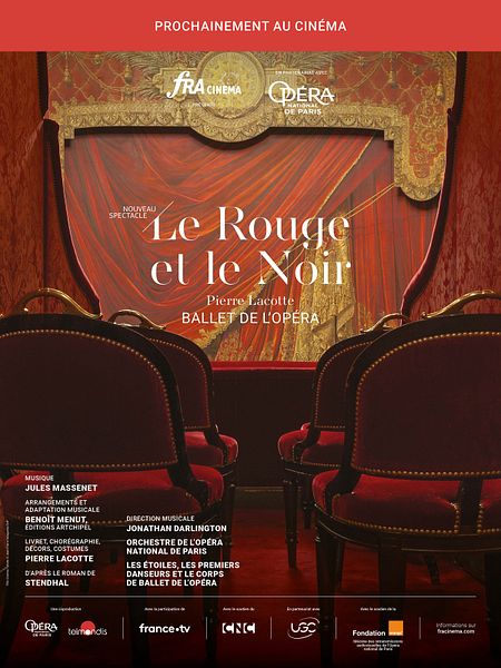 Affiche du film Le Rouge et le Noir (Opéra de Paris-FRA Cinéma)