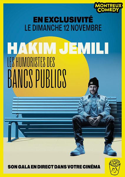 Affiche du film Montreux Comedy Pop Corn : Les humoristes des bancs publics