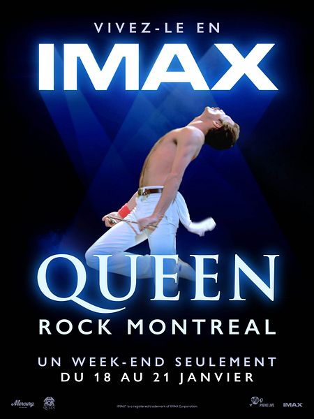 Affiche du film Queen Rock Montreal