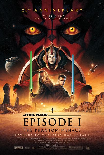 Affiche du film Star Wars: Épisode I - La menace fantôme