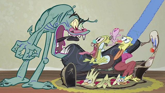 Cette année, les créateurs des Simpson ont décidé d'adapter leur générique culte à la série "Ren &amp; Stimpy".