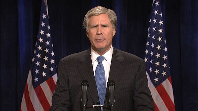 Dans un sketch du Saturday Night Live, Will Ferrell s'est livré à une imitation impressionnante du président George W. Bush.