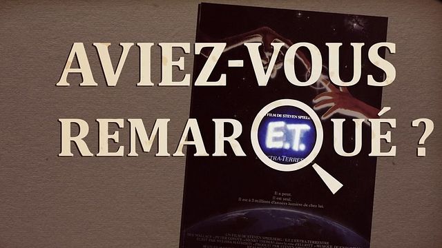 Les petits détails des plus grands films : "Aviez-vous remarqué ?" téléphone maison avec Steven Spielberg...