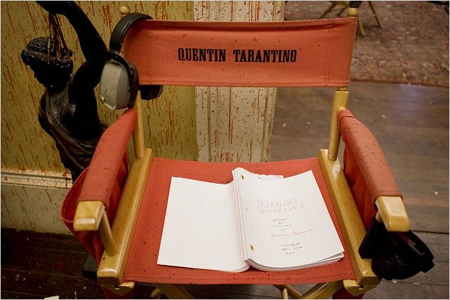 Django Unchained : photo Quentin Tarantino